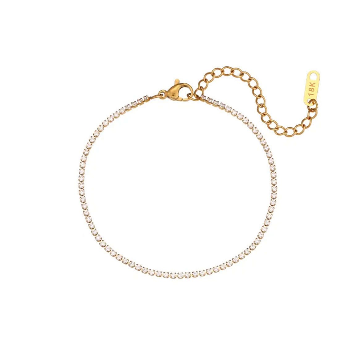 Bracelet TENNIS/plaqué or