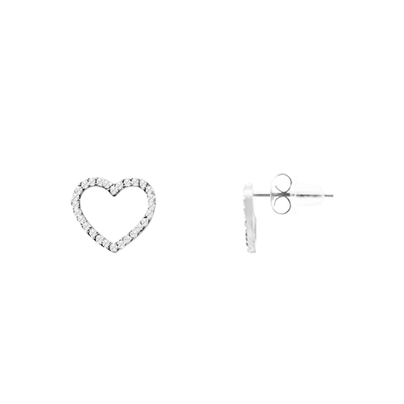 Clous d’oreilles en acier inoxydable 316L avec strass