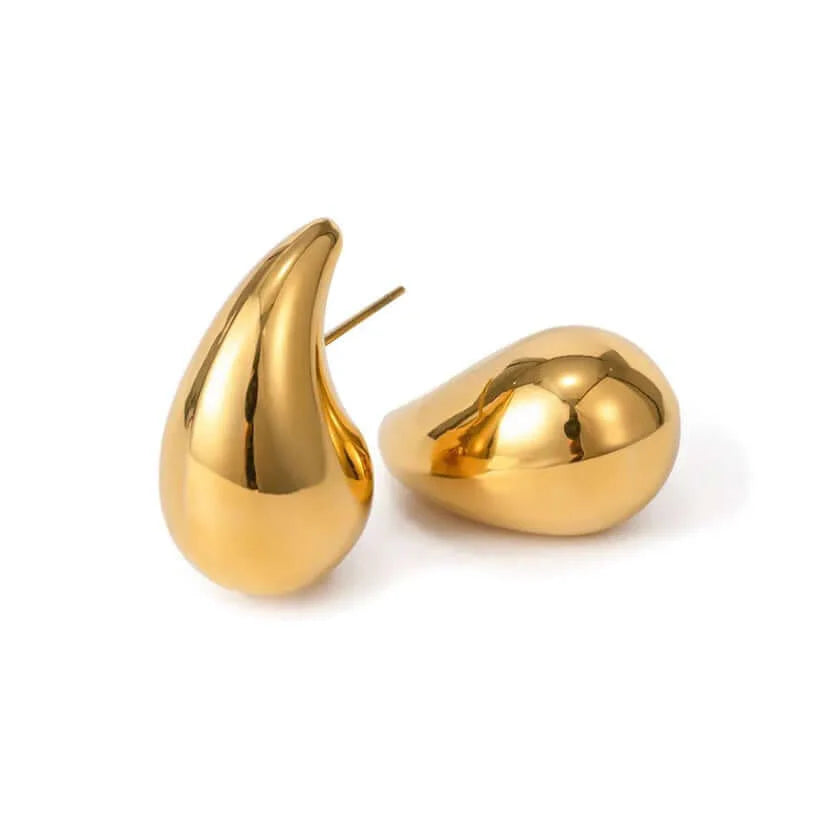Boucles d'oreilles VIBRATION/acier plaqué or