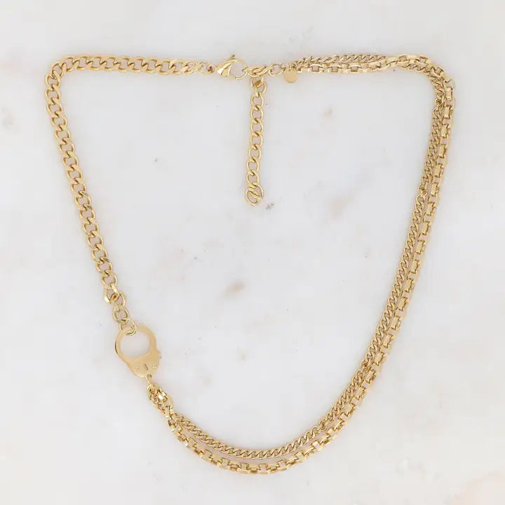 Collier Alex unisexe/ acier inoxydable.