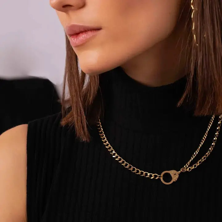 Collier Alex unisexe/ acier inoxydable.