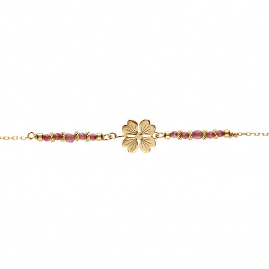 Bracelet Argent Doré trèfle