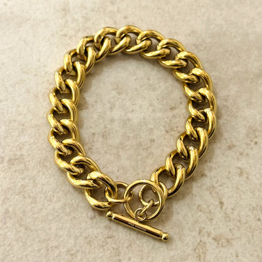 Bracelet Chaîne Iggy en Acier Inoxydable doré