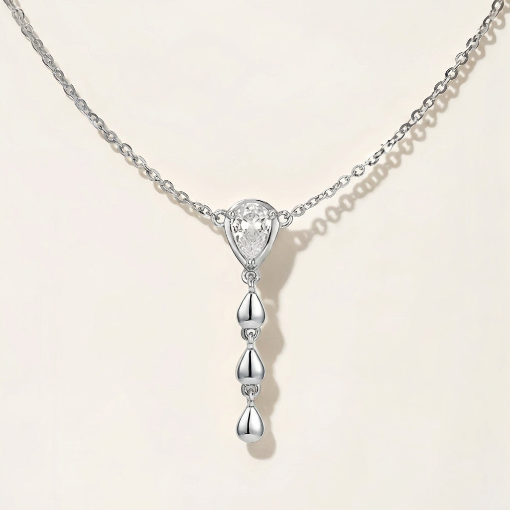 Collier Raine en argent rhodié ou plaqué or