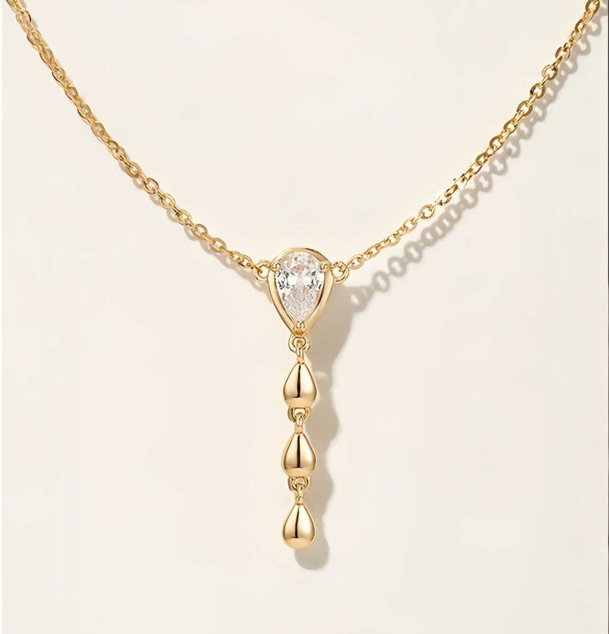 Collier Raine en argent rhodié ou plaqué or