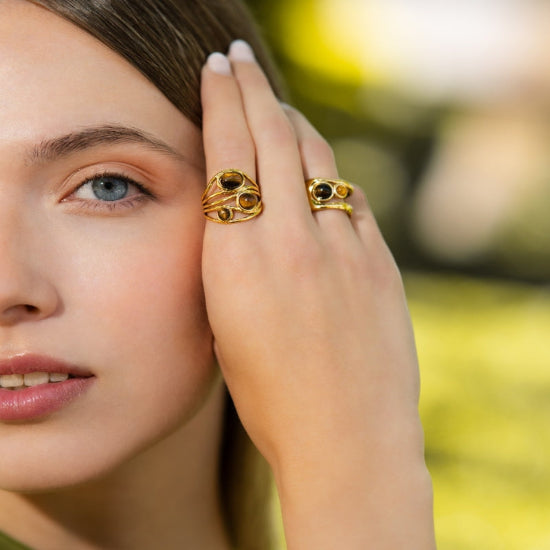 Bague Waves Talyra café