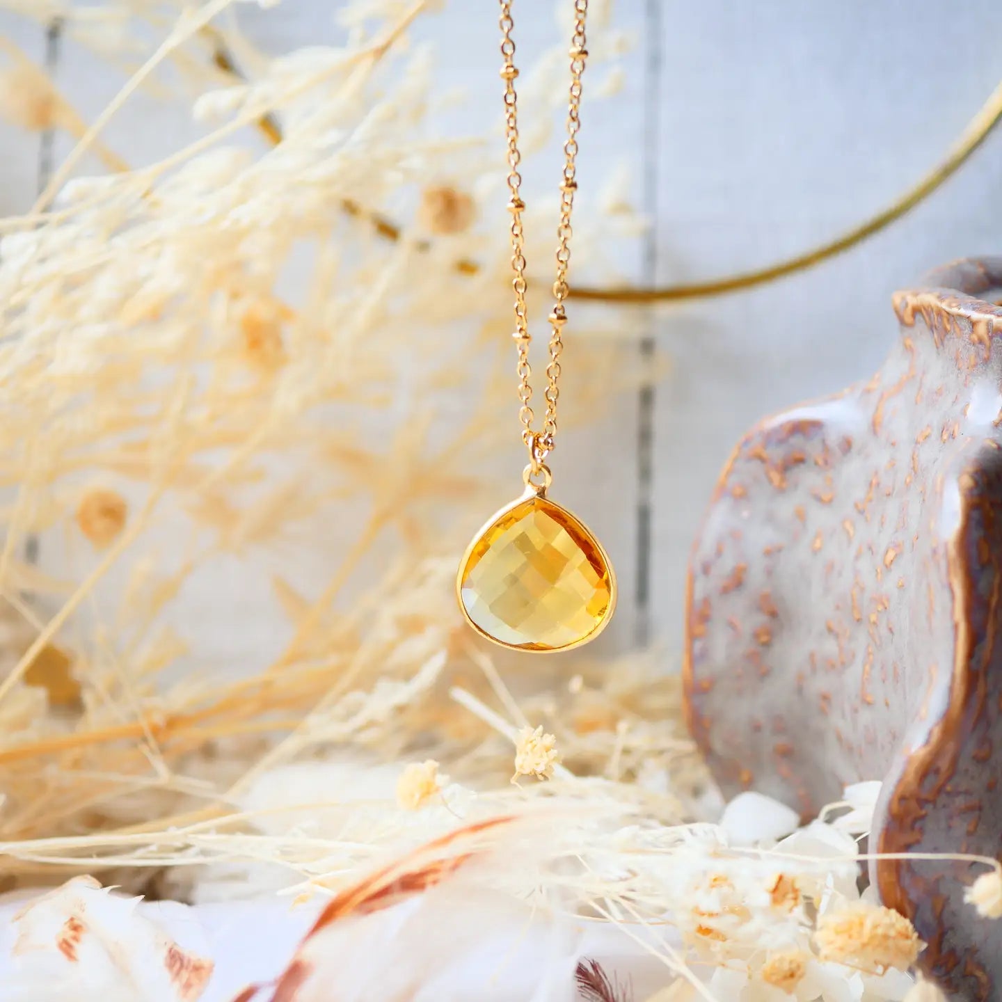 Collier Citrine Justine